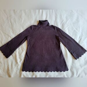 Isaac Mizrahi black turtleneck size S